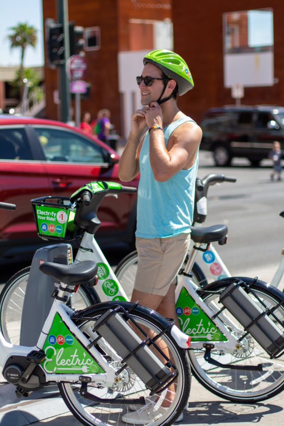 Rider w Helmet Photo 1